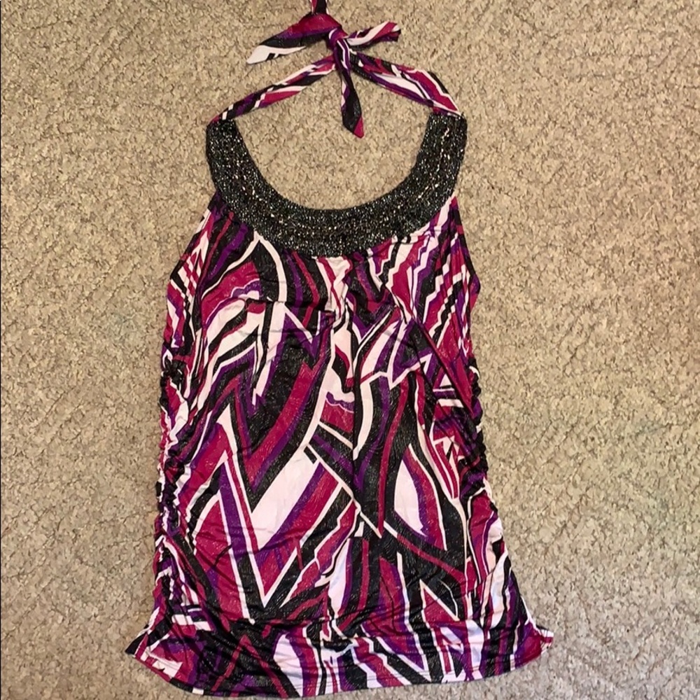 Cute Ashley Stewart Shimmer Halter